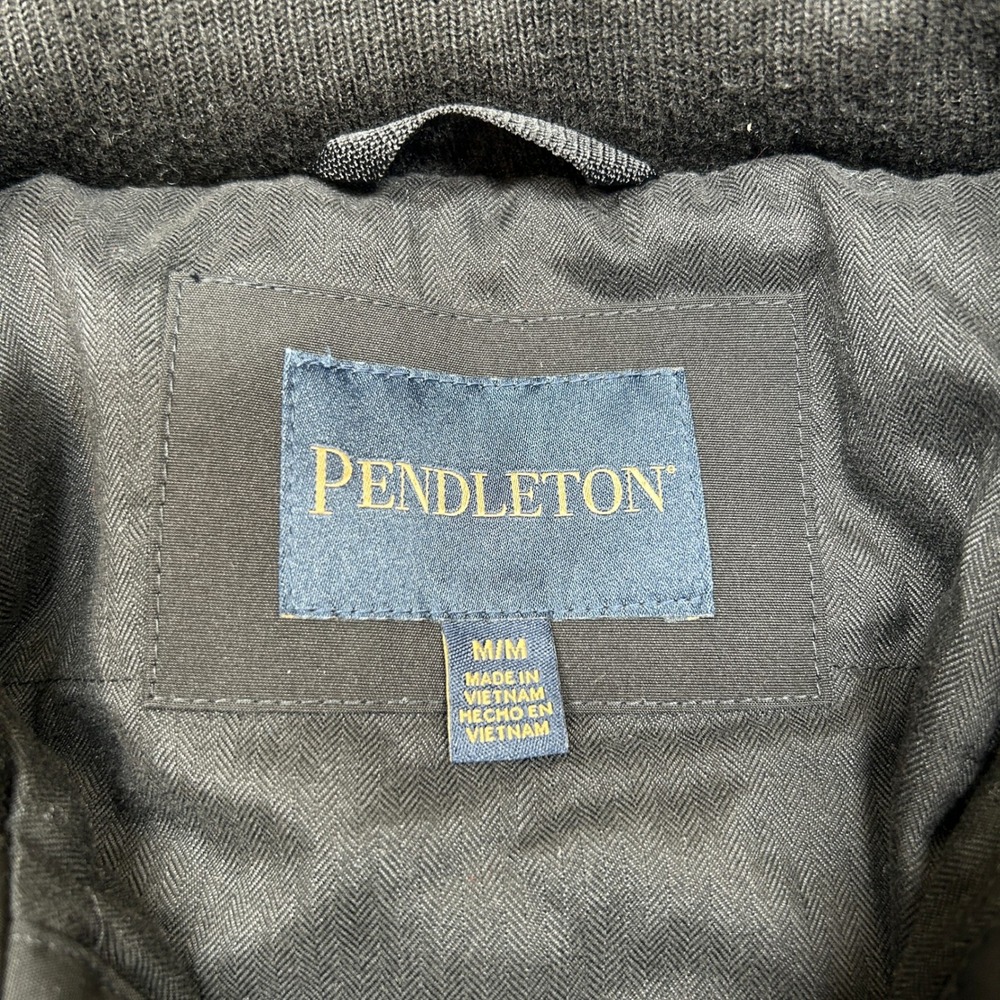 Pendleton Hooded Softshell Jacket Mens Medium Bla… - image 5